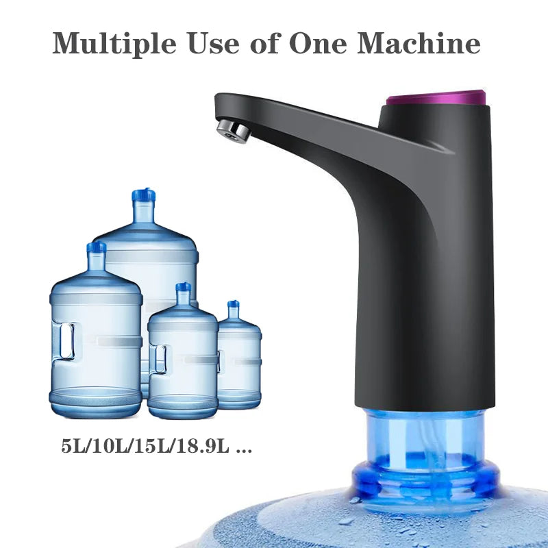 Automatic Water Dispenser Electric Water Pump Gallon Bottle Drinking Switch Touch Control Button Dispenser USB Charging